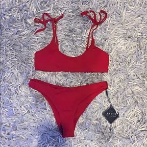 Two piece bathing suit